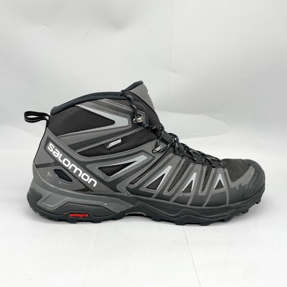 Salomon Other - Salomon Ultra Pioneer Mid Hiking Boots Mens 13 Black Grey Outdoor Trail Trekking